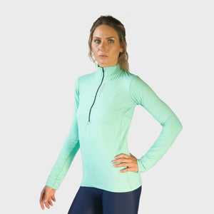 Astra Full Sleeve Tshirt | Green Thumbnails-1