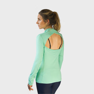 Astra Full Sleeve Tshirt | Green Thumbnails-2