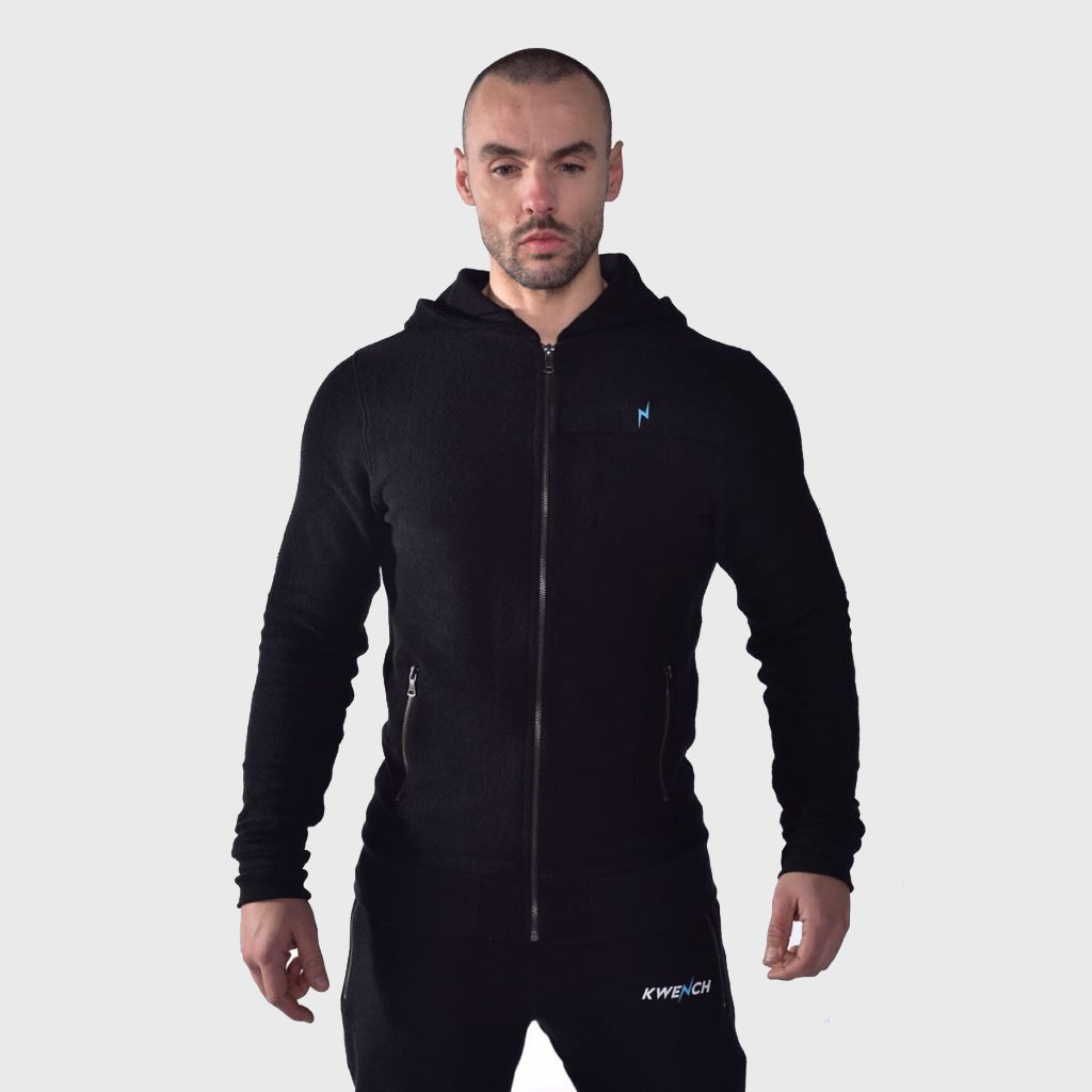 Kwench Mens Gym Fitness Athleisure Workout Hoodie