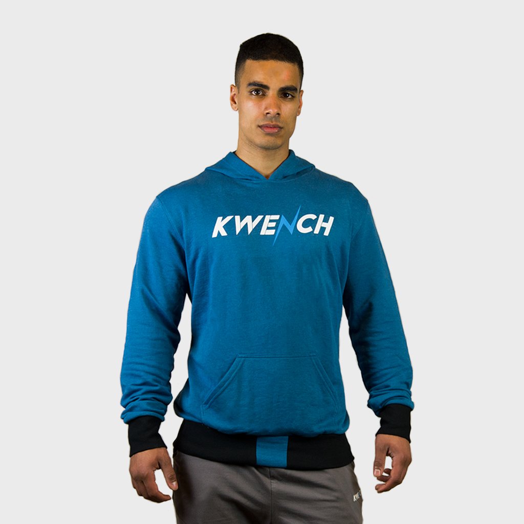 Kwench Mens Gym Fitness Athleisure Workout Hoodie