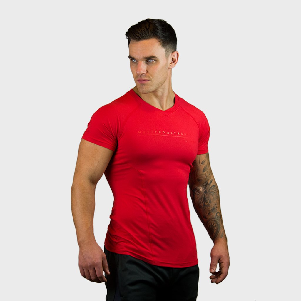 Vibe Body Fit T-Shirt | Red