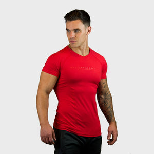 Vibe Body Fit T-Shirt | Red Thumbnails-1