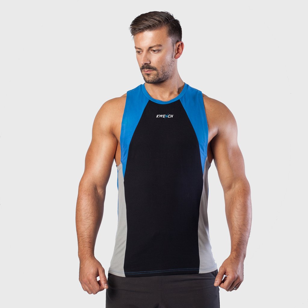 Kwench Mens Gym Vest Tank Stringer