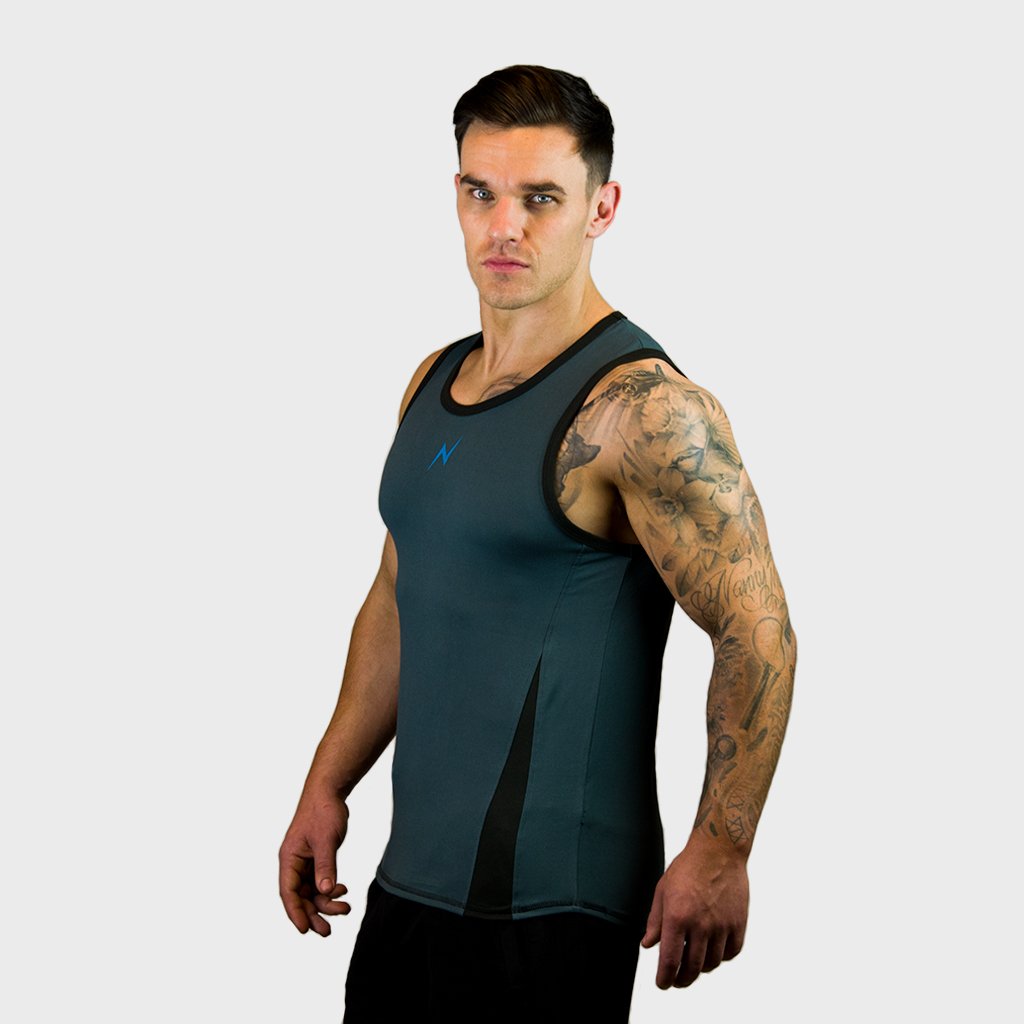 Kwench Mens Gym Vest Tank Stringer Gladiator