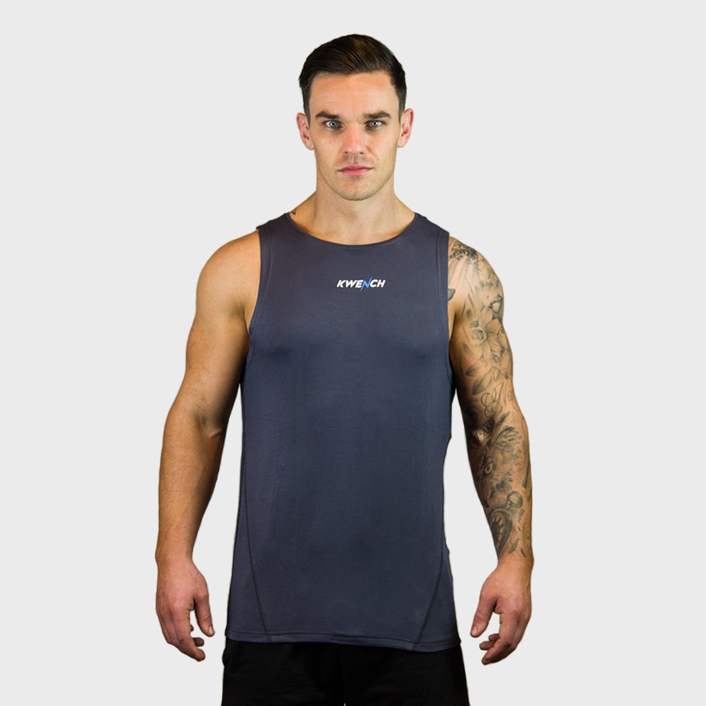 Kwench Mens Gym Vest Tank Stringer Hunk