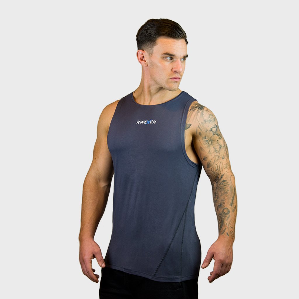 Kwench Mens Gym Vest Tank Stringer Hunk