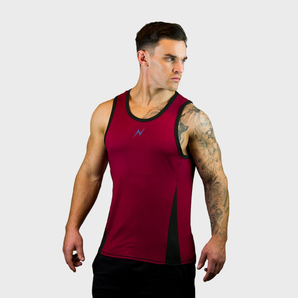 Kwench Mens Gym Vest Tank Stringer Gladiator