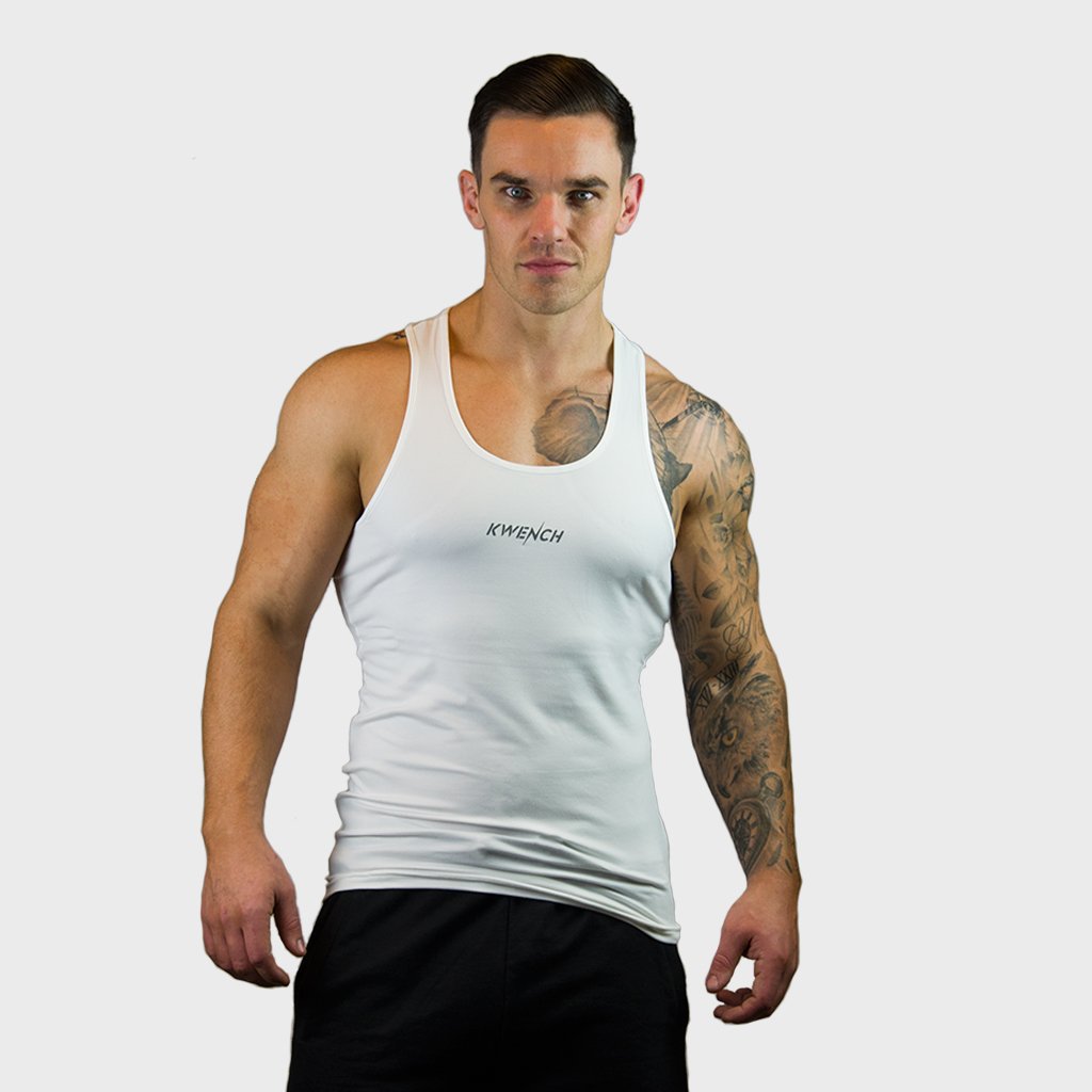 Kwench Mens Gym Vest Tank Stringer Hunk