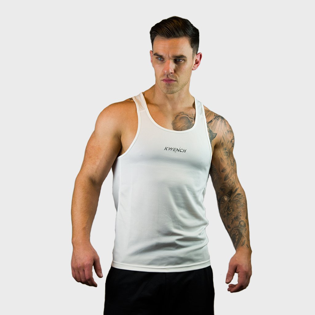 Kwench Mens Gym Vest Tank Stringer