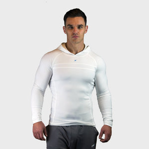 Kwench Crux Mens long sleeve moisture wicking Tshirt with hood Main-image