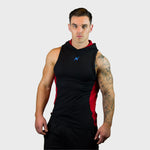 Kwench Mens Gym workout Fitness Sleeveless hoodie