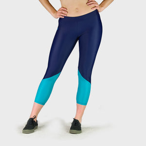 Kwench Womens Crop Gym Fitness Leggings  Main-image