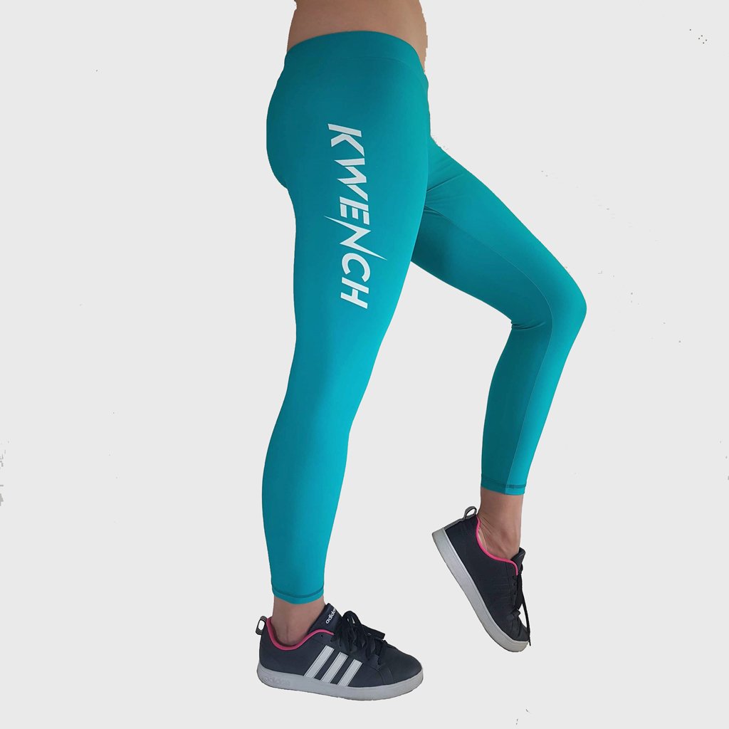 Kwench Womens Crop Gym Fitness Leggings 