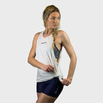 Kwench Womens Gym Workout top vest with drop arm holes