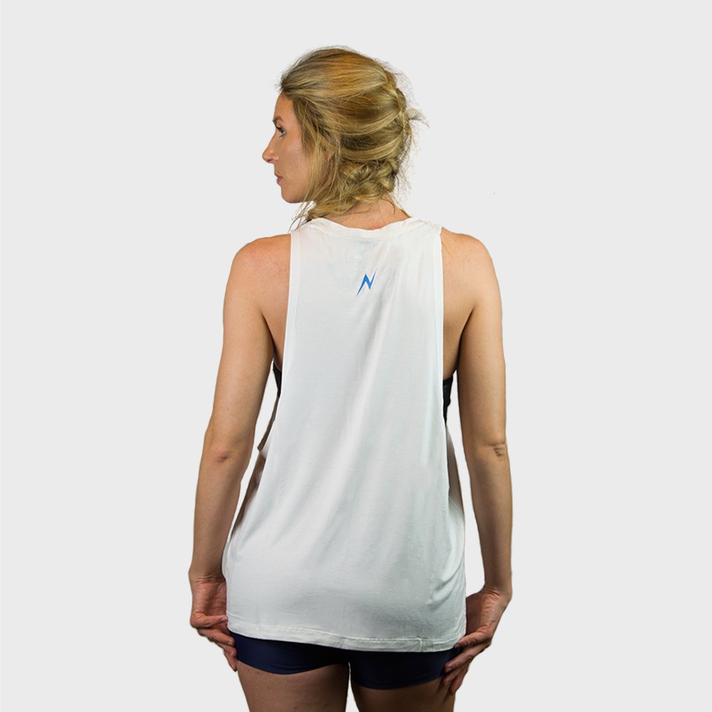 Kwench Womens Gym Workout top vest with drop arm holes