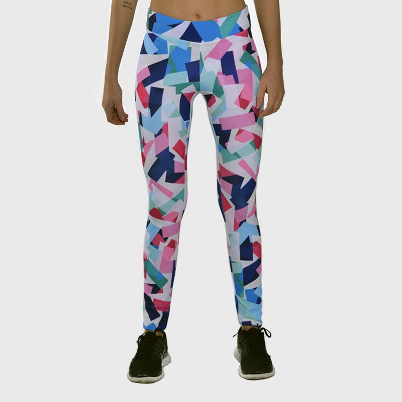 Kwench womens printed gym workout leggings 