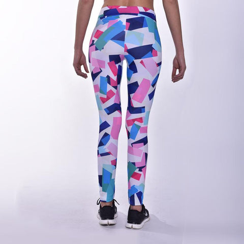 Kwench womens printed gym workout leggings 